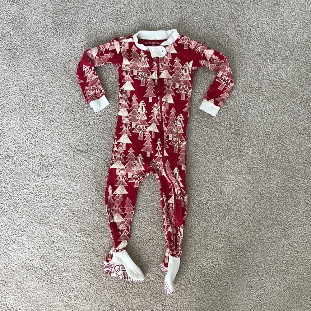 Burts bees Christmas tree jammies